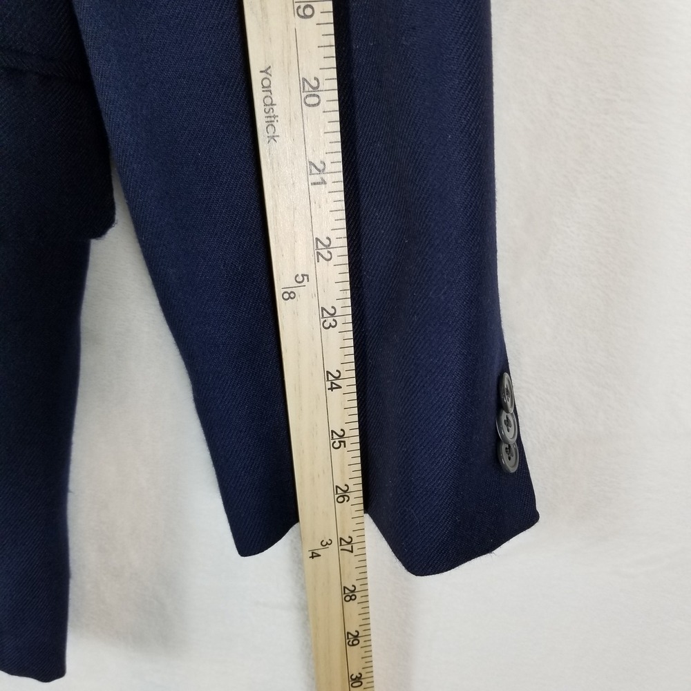 John W. Nordstrom Blazer Men 44L Navy Loro Piana 100% Cashmere Sport Coat Napoli - Picture 9 of 10